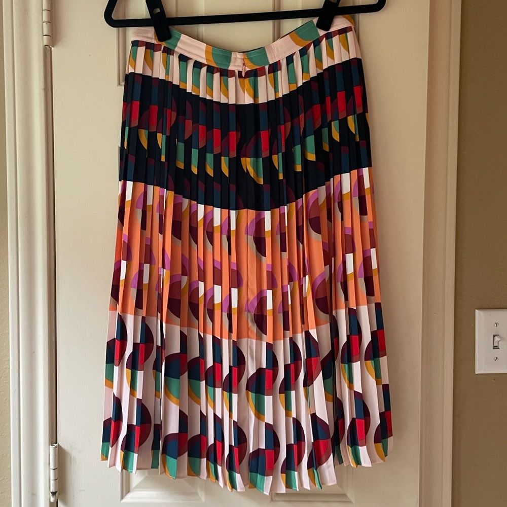 J Crew Pleated Midi Skirt - Size 6